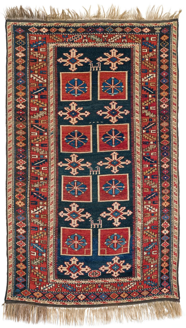 Karagashli: late 19th century, 179 x 107 cm, East Caucasus, Kuba