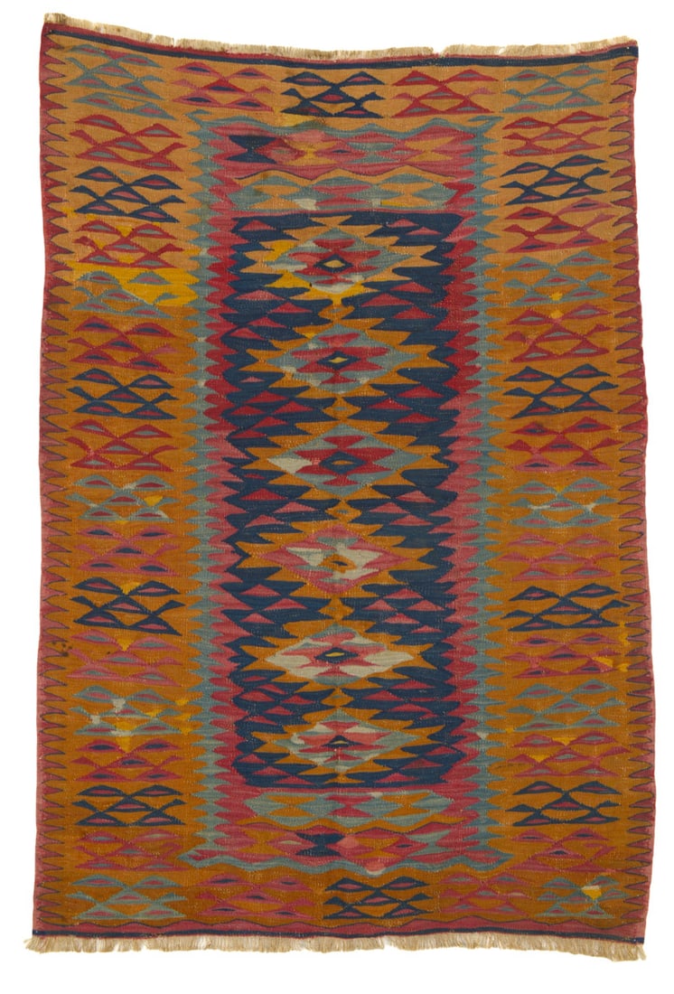Sharkoy Kilim: late 19th century, 142 x 97 cm, South East Europe, Bulgaria 
