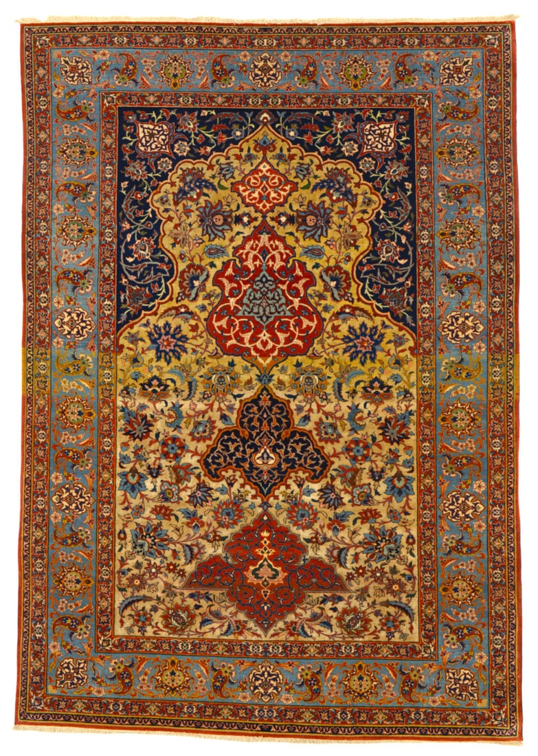 Esfahan: mid 20th century, 206 x 145 cm, Central Persia