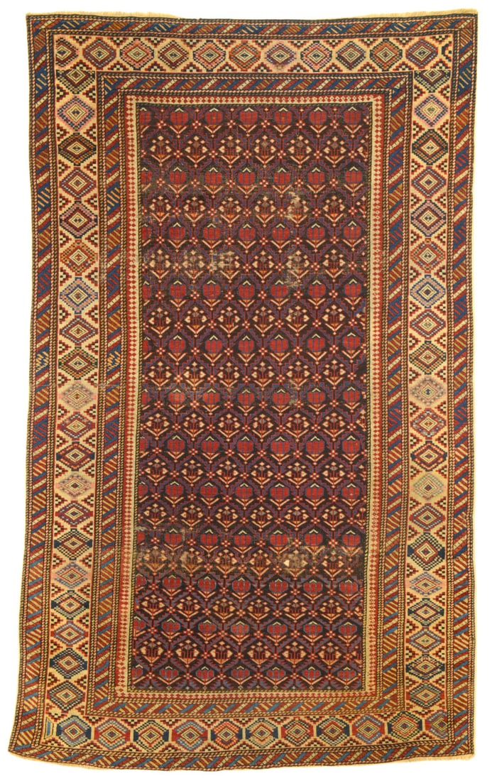 Kuba: late 19th century, 202 x 125 cm, East Caucasus