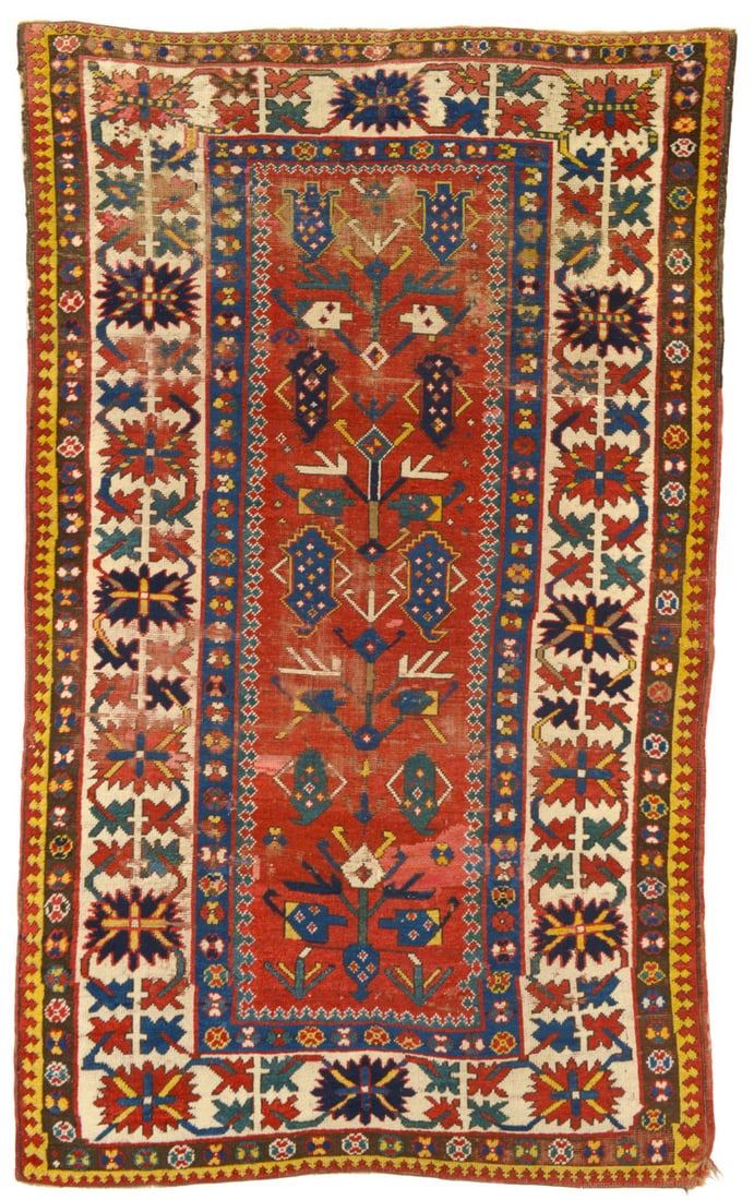 Kazak: late 19th century, 223 x 135 cm, South West Caucasus