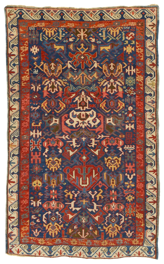 Bijov: 19th century, 170 x 105 cm, East Caucasus, Kuba