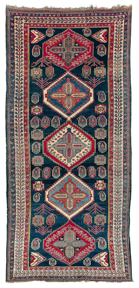 Bakhtiari Kelley: late 19th century, 429 x 194 cm, West Central Persia, Chahar Mahal