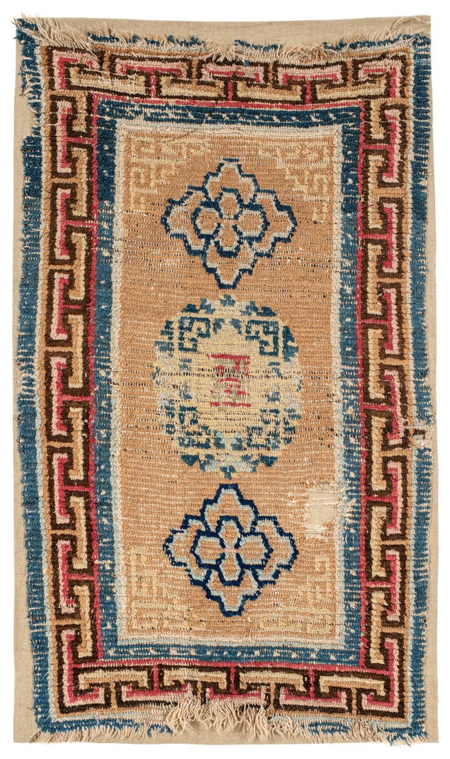 Khumba Khaden: second half 19th century, 119 x 73 cm, Cental Asia, South Tibet Former collection of Peter Hoffmeister, Dörfles Esbach