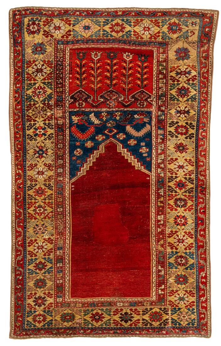 Ladik Prayer Rug: second half 18th century, 182 x 110 cm, Central Anatolia