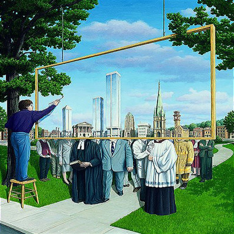 Community Portrait: Rob Gonsalves Limited Edition Giclee on Paper 175 s/n 12" h x 9.5" w