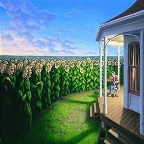 Listening Fields: Rob Gonsalves Limited Edition Giclee on Paper 395 s/n 5" h x 7" w