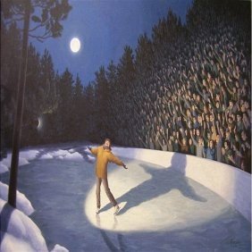 The Woodland Arena: Rob Gonsalves Limited Edition Giclee on Canvas 295 s/n 25.94" h x 17.75" w