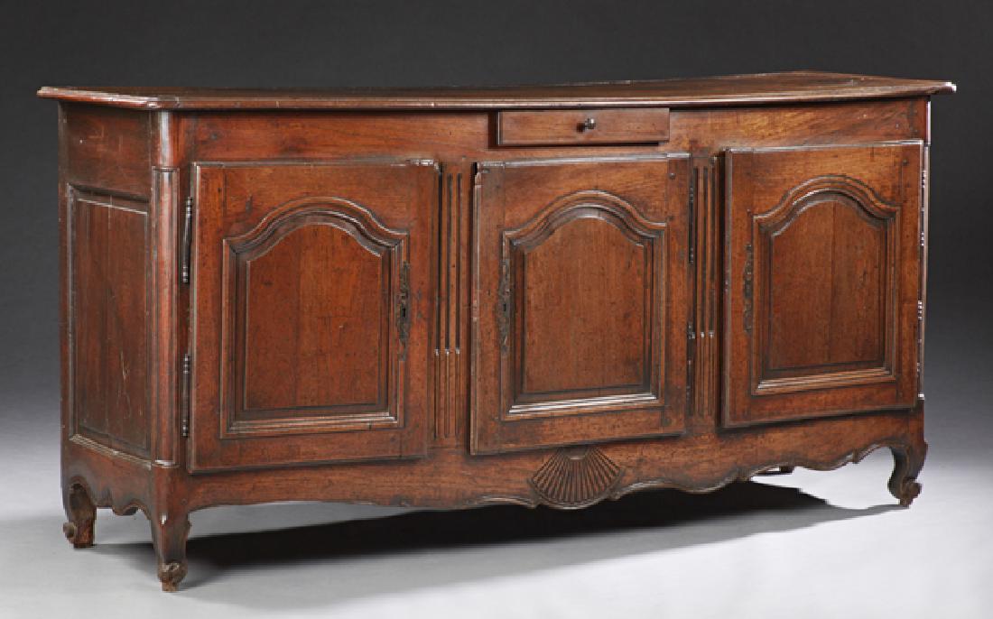 French Louis XV Style Carved Oak Sideboard, 19th c., (1 of 1)