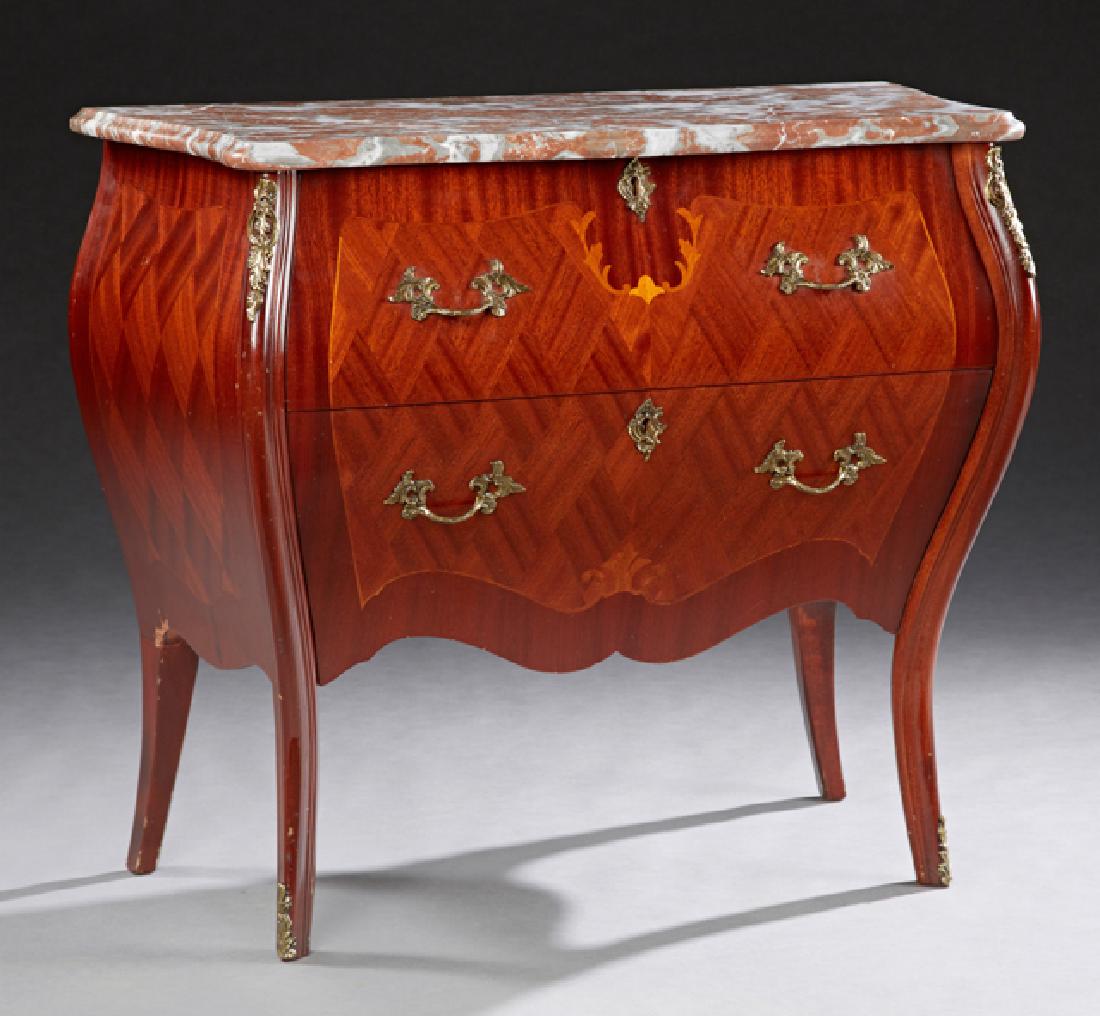 Diminutive French Louis XV Style Inlaid Mahogany Ormolu (1 of 1)
