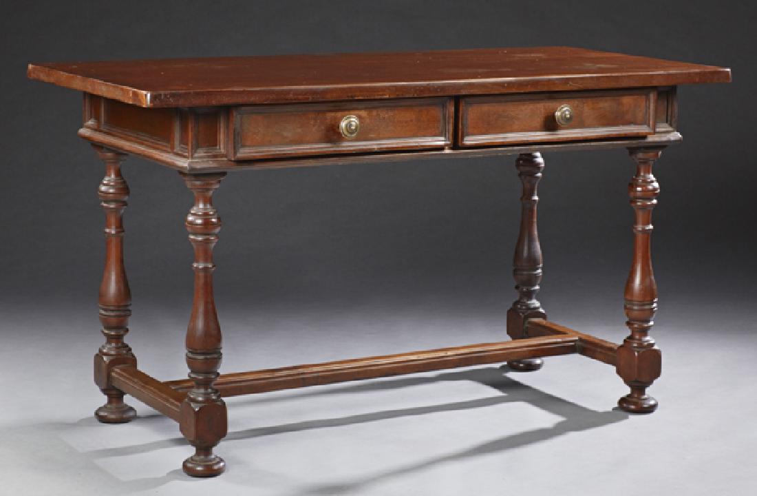 French Carved Walnut Renaissance Style Table, early (1 of 1)