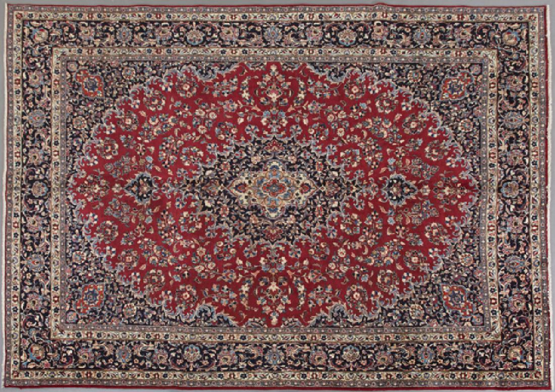 Semi Antique Persian Mashad Carpet, 9' 3 x 12' 7 (1 of 1)