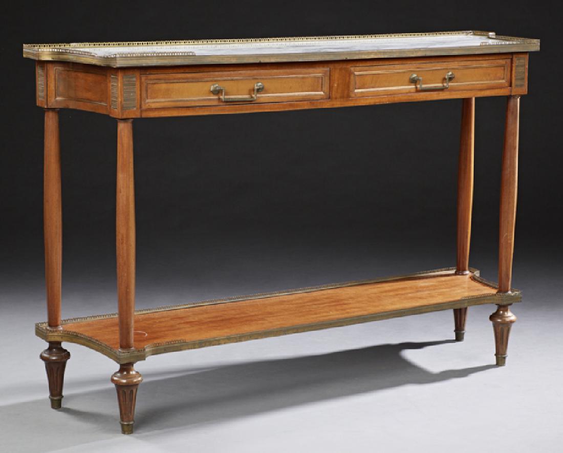 French Louis XVI Style Carved Mahogany Ormolu Mounted (1 of 1)