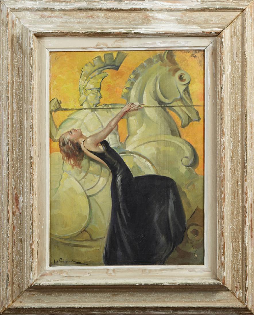 Marcel Poissonnie (French), "Woman with Classical (1 of 1)