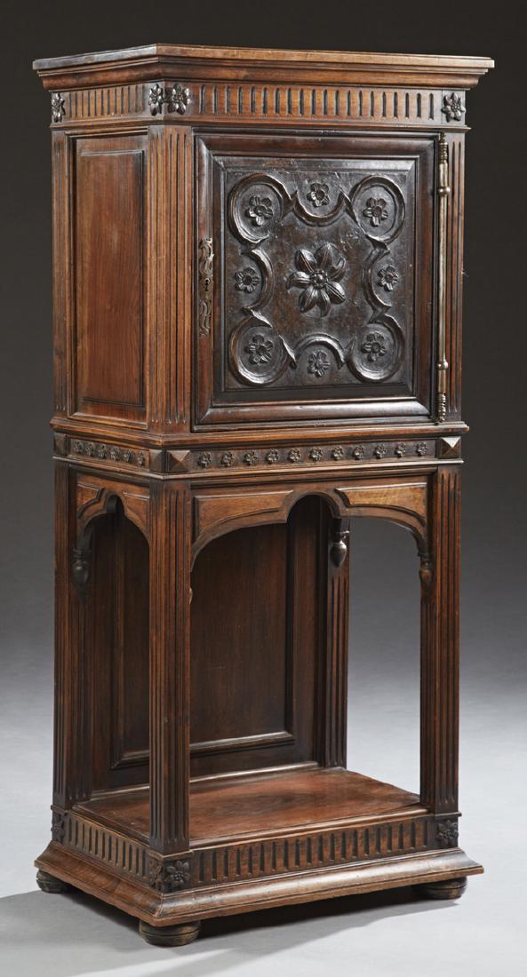 French Renaissance Style Carved Walnut Cabinet, 19th (1 of 1)