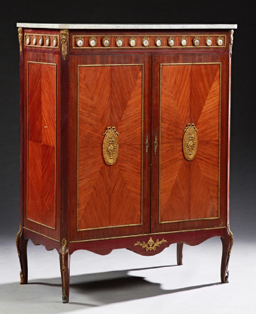 French Louis XV Style Ormolu Mounted Inlaid Rosewood (1 of 1)