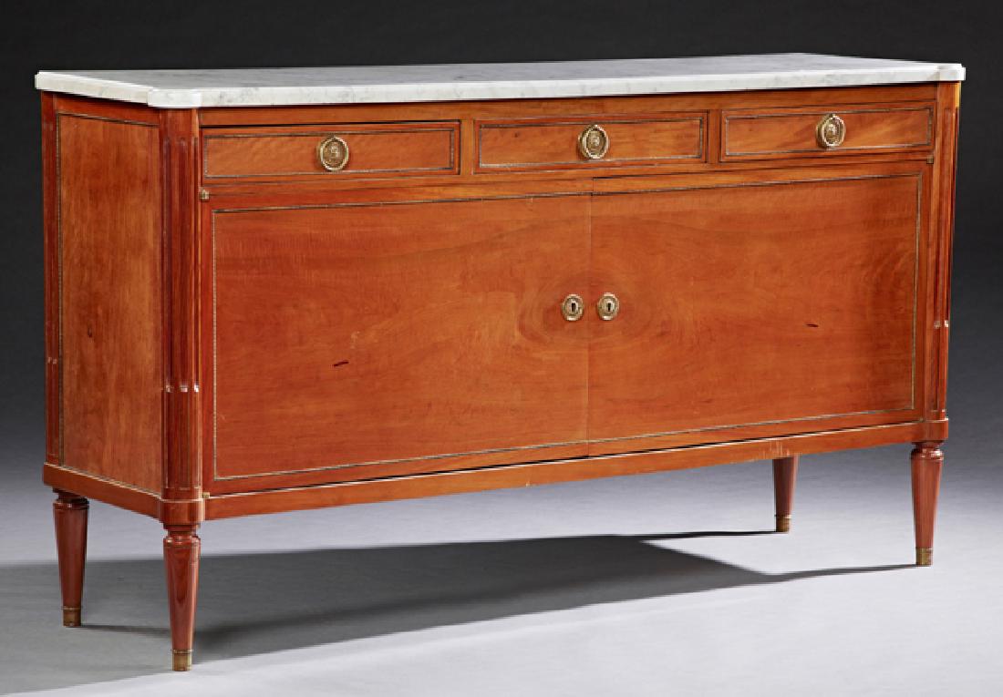 French Louis XVI Style Carved Mahogany Ormolu Mounted (1 of 6)