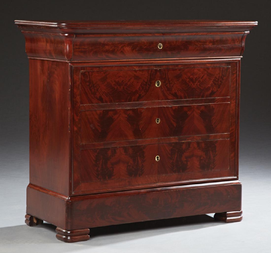 French Louis Philippe Carved Mahogany Commode, late (1 of 1)