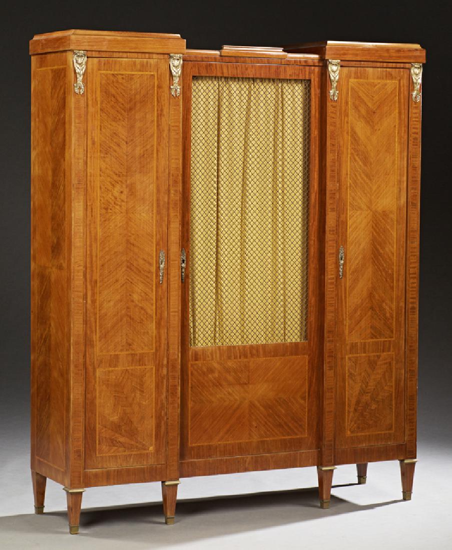 French Louis XVI Style Ormolu Mounted Parquetry Inlaid (1 of 1)