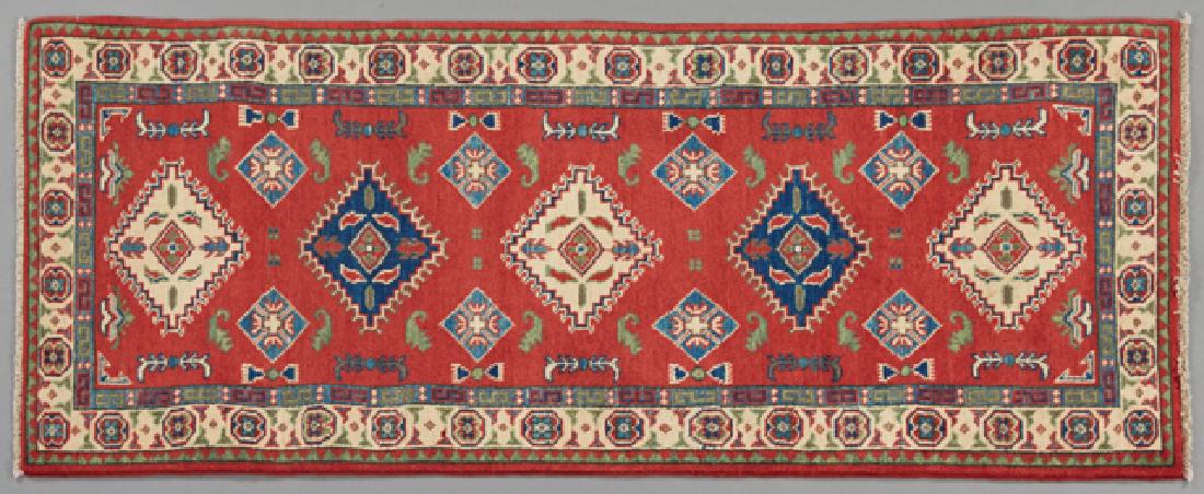 Uzbek Kazak Runner, 2' 7 x 6' 3.: Uzbek Kazak Runner, 2' 7 x 6' 3.