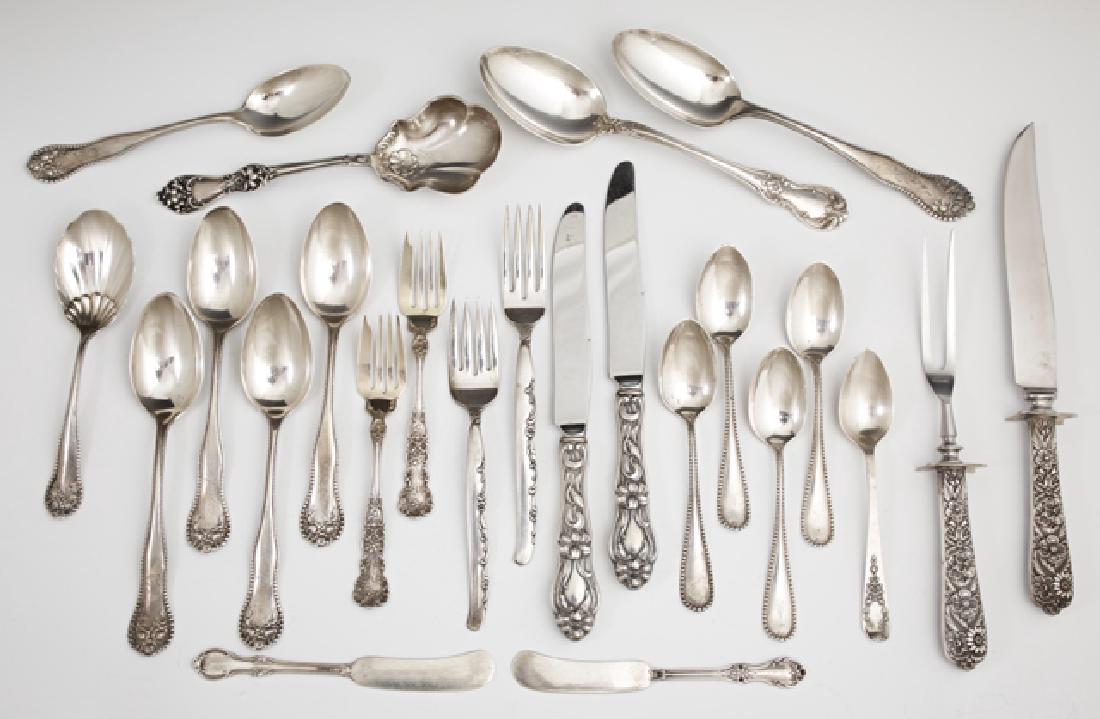 Twenty-Four Pieces of Miscellaneous Sterling Flatware, (1 of 1)