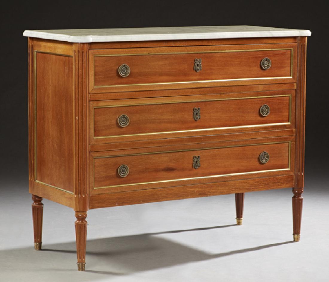 French Louis XVI Style Carved Mahogany Ormolu Mounted (1 of 1)