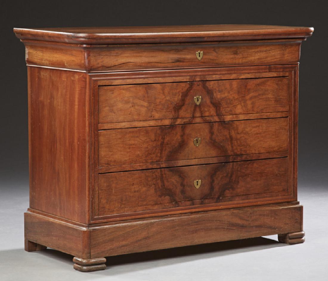 French Louis Philippe Carved Walnut Commode, 19th c., (1 of 1)
