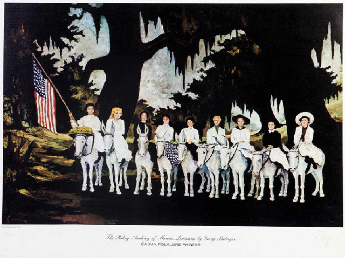 George Rodrigue (1944-2013, Louisiana), "The Riding (1 of 1)