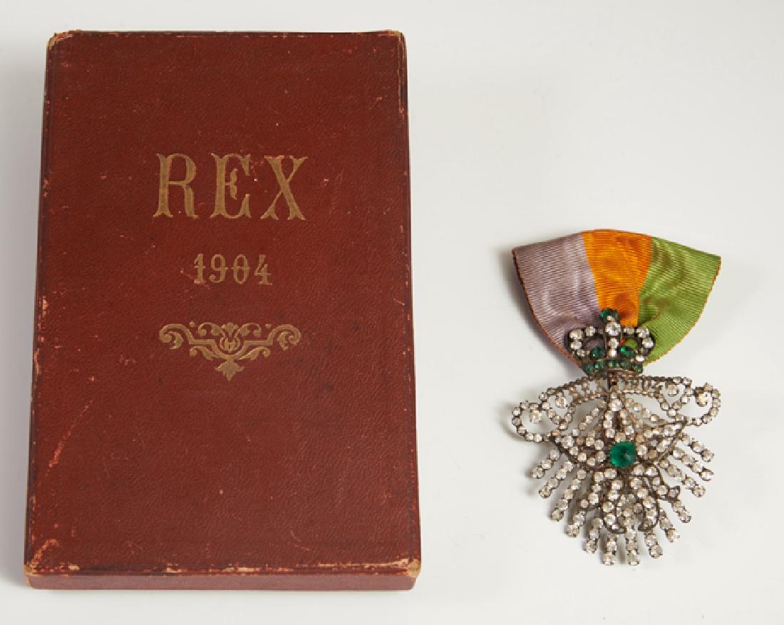 Mardi Gras- Krewe of Rex Ducal Badge, 1904, theme of (1 of 2)