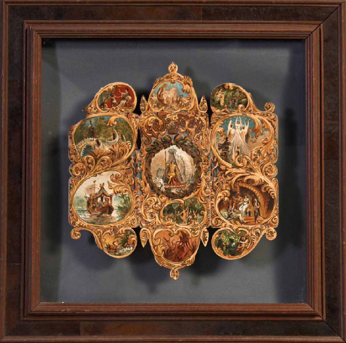 Mardi Gras- Krewe of Rex Ball Invitation, 1894, (1 of 2)