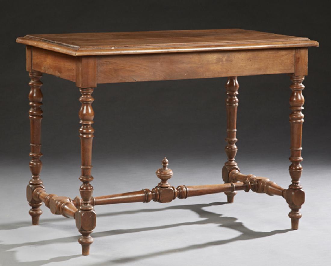 French Henri II Style Carved Walnut Writing Table, 19th (1 of 1)