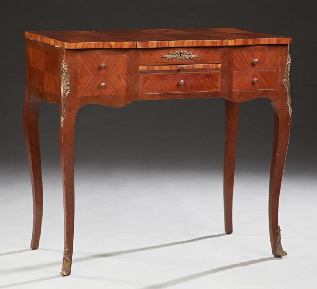 French Louis XV Style Carved Mahogany Ormolu Mounted (1 of 2)