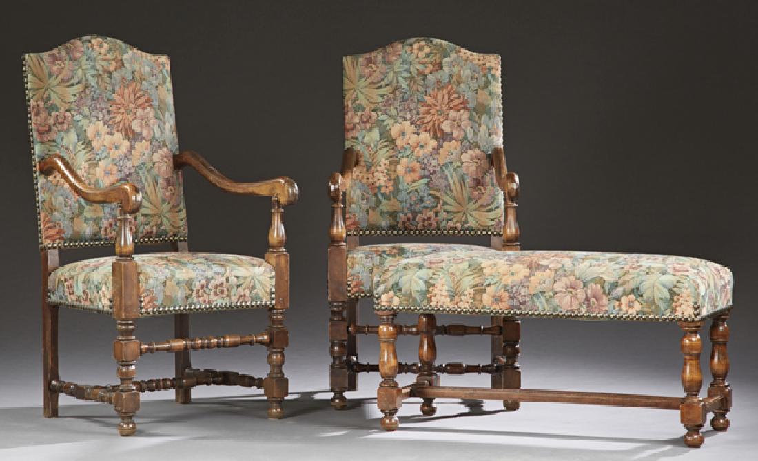 French Louis XII Style Carved Walnut Three Piece Parlor (1 of 1)