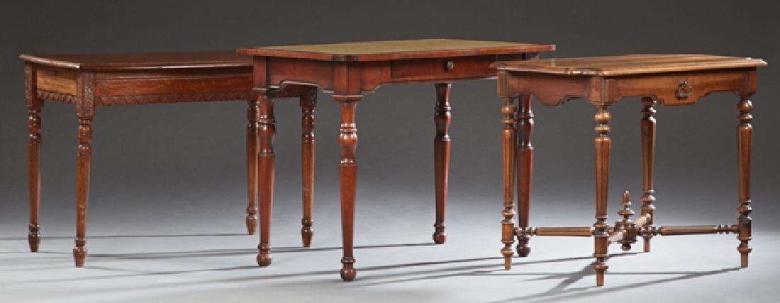 Group of Three French Writing Tables, late 19th c., (1 of 1)