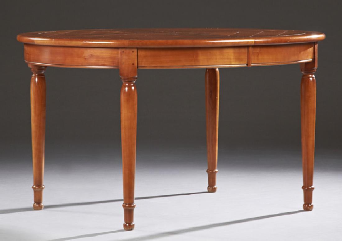 French Louis Philippe Carved Cherry Dining Table, 19th (1 of 2)