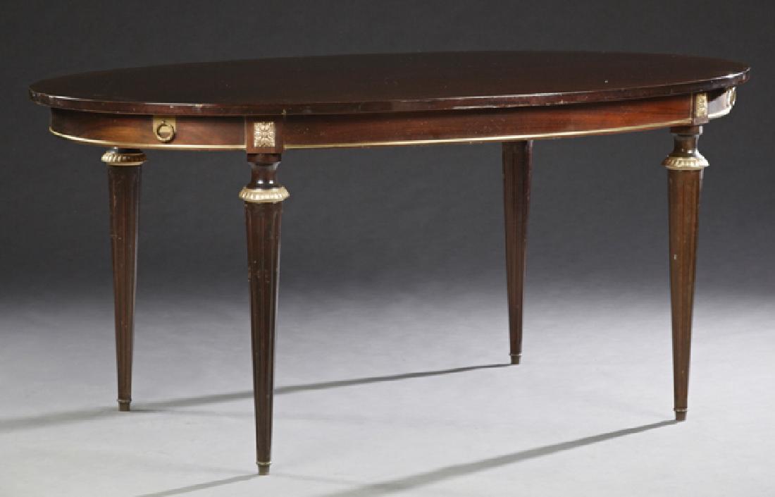 French Louis XVI Style Ormolu Mounted Mahogany Oval (1 of 2)