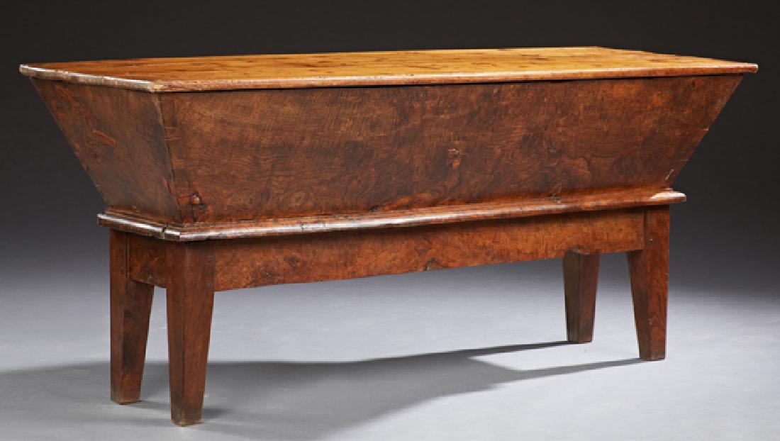 Large French Carved Walnut and Pine Petrin, mid 19th (1 of 1)