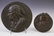 Two Bronze Relief Medallions, "Marat," by Leon J.