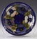 Moorcroft Pottery Pansy Pattern Plate, 20th c., th