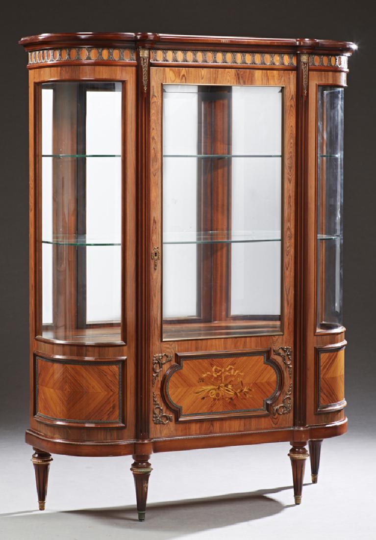 French Louis XVI Style Ormolu Mounted Marquetry In (1 of 1)