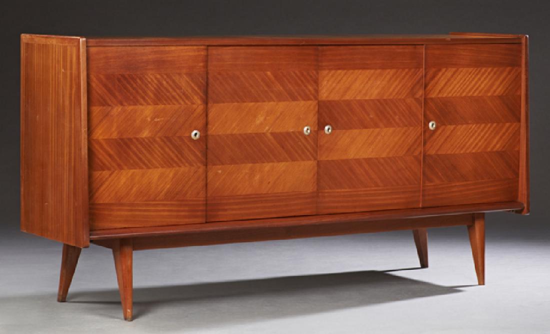 Scandinavian Style Crotched Mahogany Sideboard, mi (1 of 1)