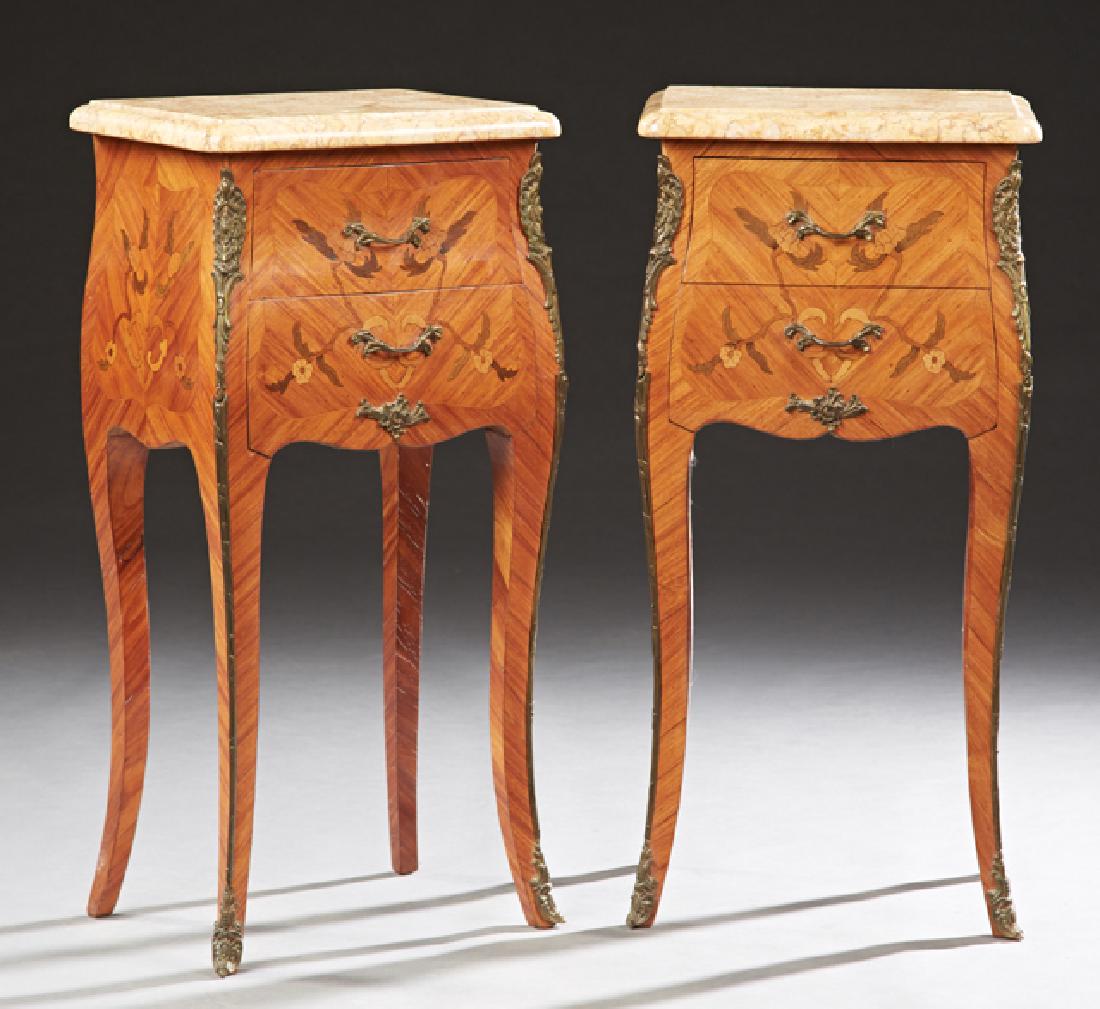Pair of French Ormolu Mounted Nightstands (1 of 1)