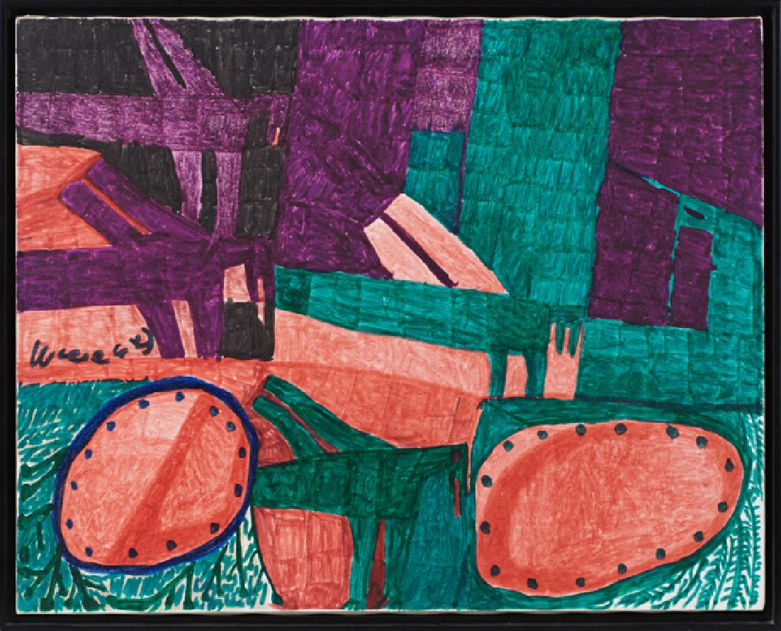 Willie White (1908-2000, New Orleans) "Watermelons," (1 of 1)