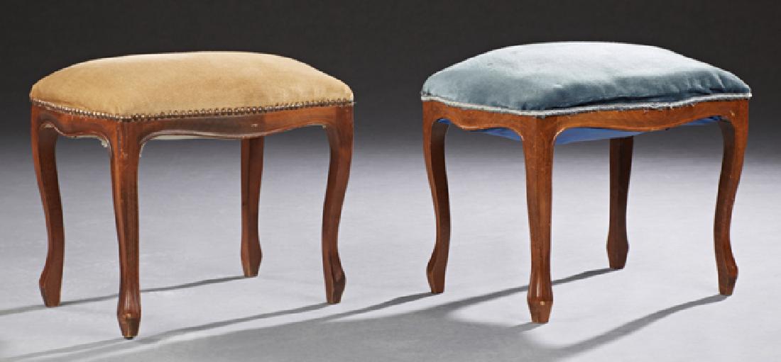 Two French Carved Beech Louis XV Style Footstools, 20th (1 of 1)