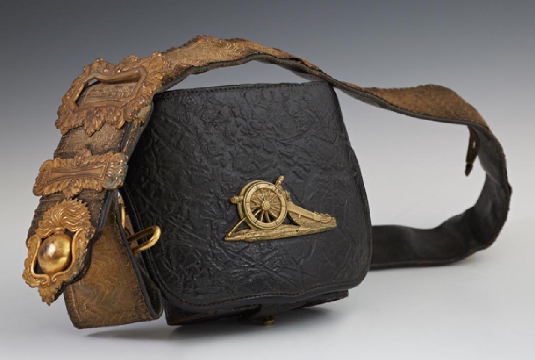 British Artillery Officer's Leather Field Belt, 19th or (1 of 4)