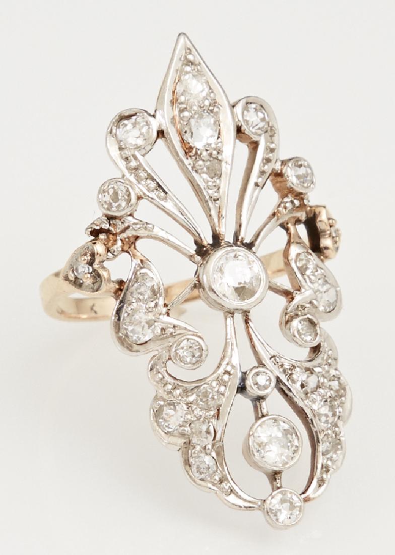 Lady's 18K Yellow Gold Dinner Ring, early 20th c., the (1 of 1)