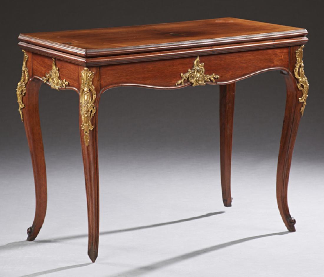 French Louis XV Style Carved Mahogany Ormolu Mounted (1 of 2)