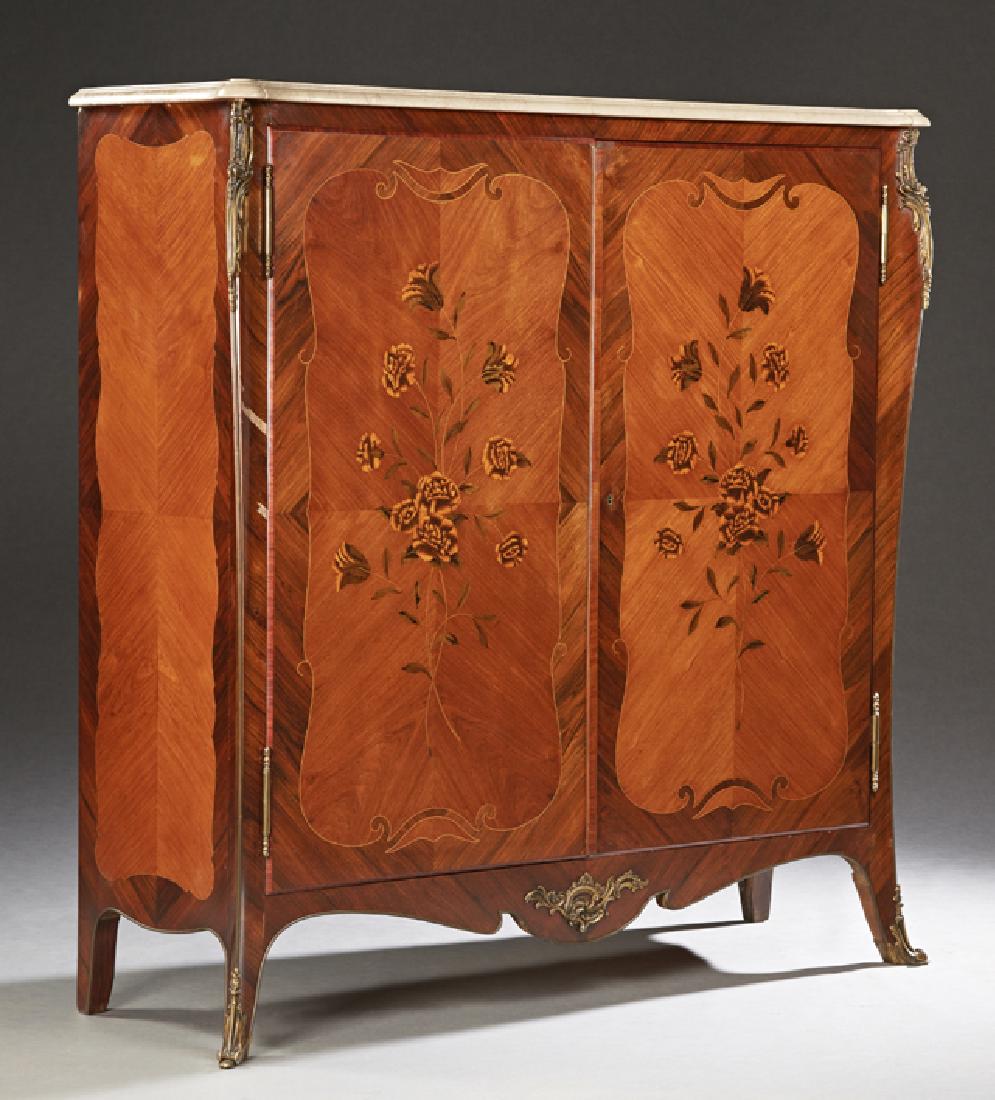 French Louis XV Style Ormolu Mounted Carved Kingwood (1 of 1)