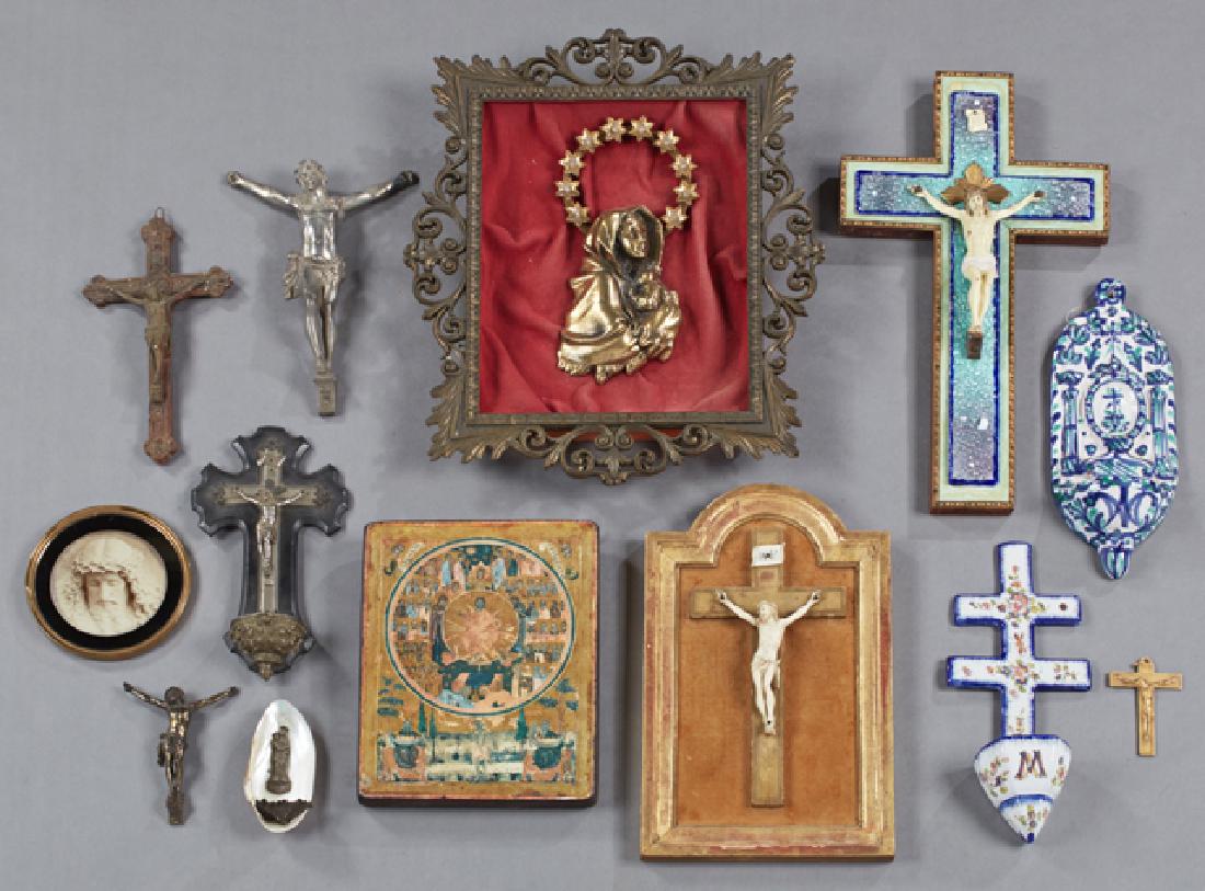 Group of Fifty French Religious Items, early 20th (1 of 2)