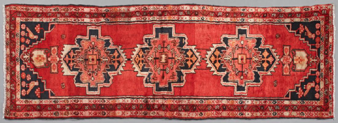 Kazak Carpet, 3'5 x 9'7: Kazak Carpet, 3'5 x 9'7